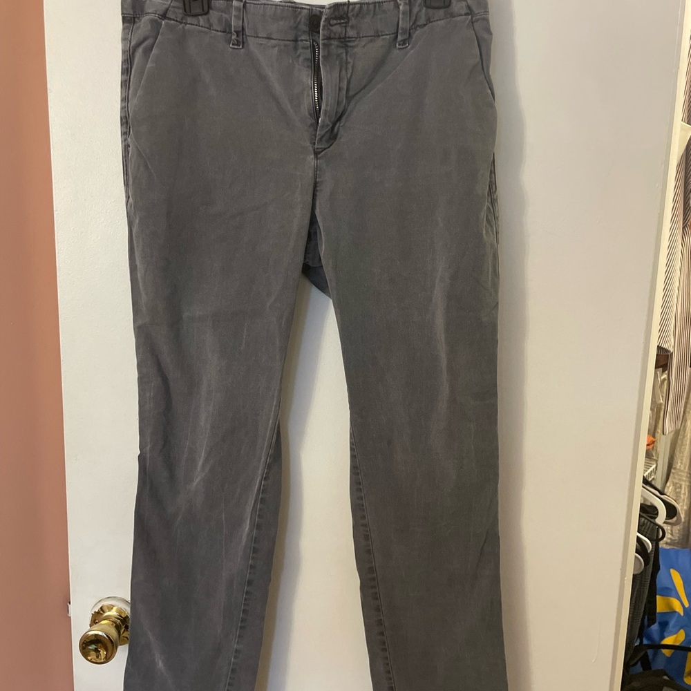 GAP Grey Girlfriend Chino Pants Size 8